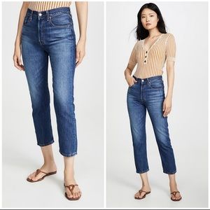 Levi's 501 Crop Ankle Straight Jean Market Vintage